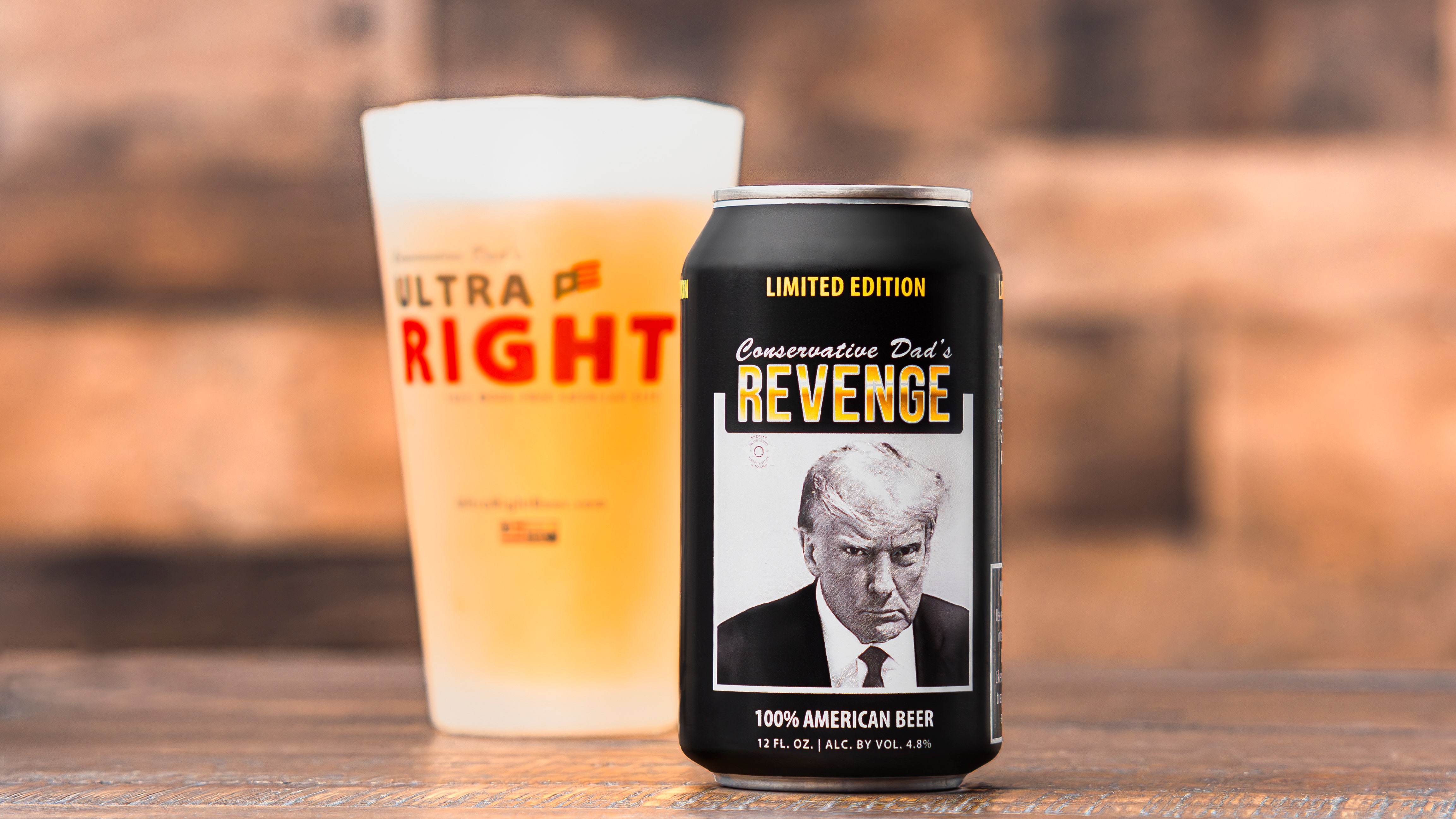 Ultra Right Beer vows to 'fight the communists' in Georgia with limited-edition can featuring Trump mugshot