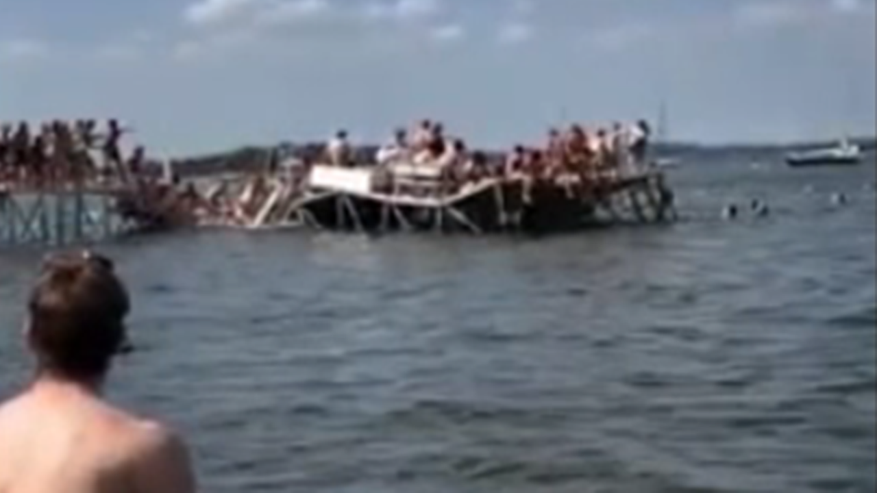 Packed pier at University of WisconsinMadison collapses, causing