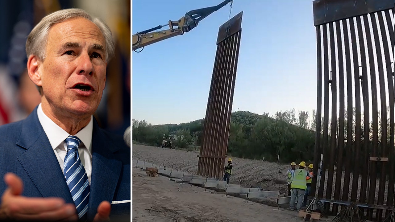 Texas Gov. Abbott touts new border wall construction, amid Biden challenges over buoy barrier