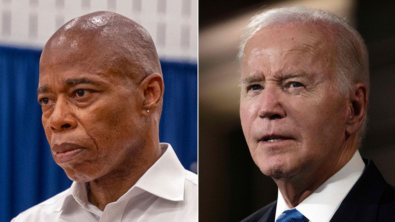 Eric Adams slams Biden for not meeting, ignoring migrant crisis on NYC visit: 'Everybody knows where I am'
