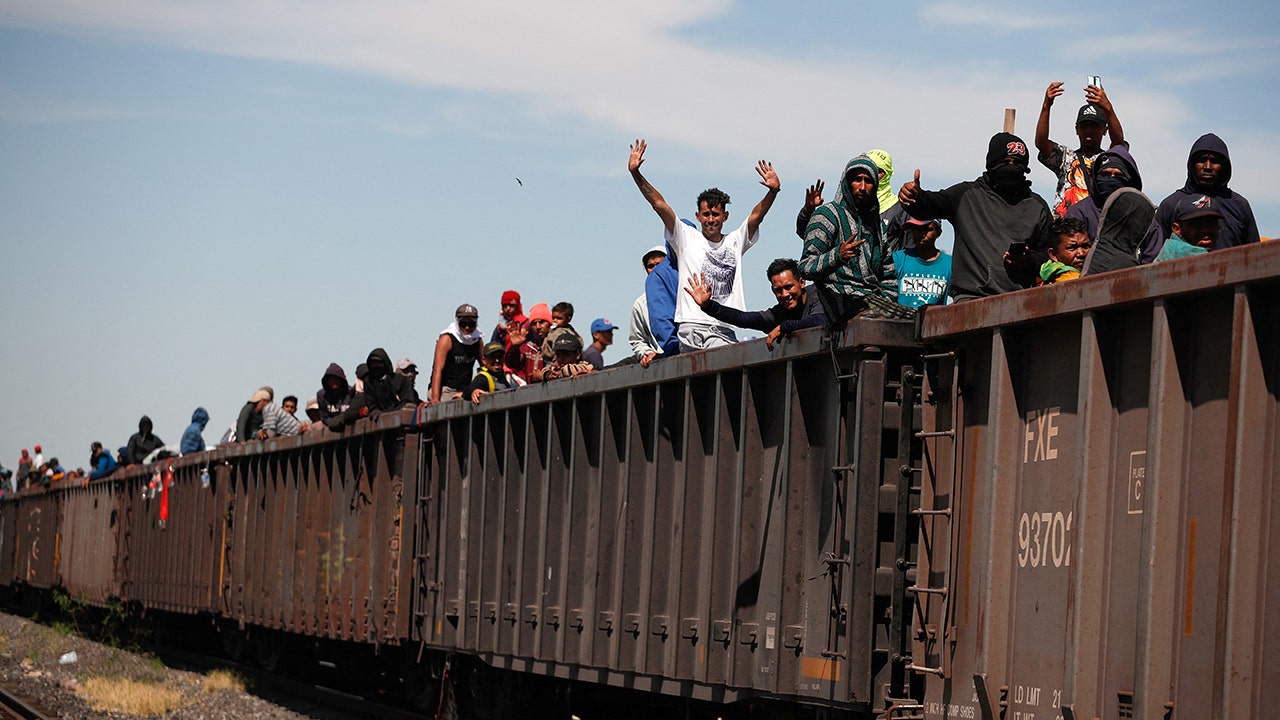 Mexico cracks down on migrants hitching ride to US on freight train known as 'The Beast'