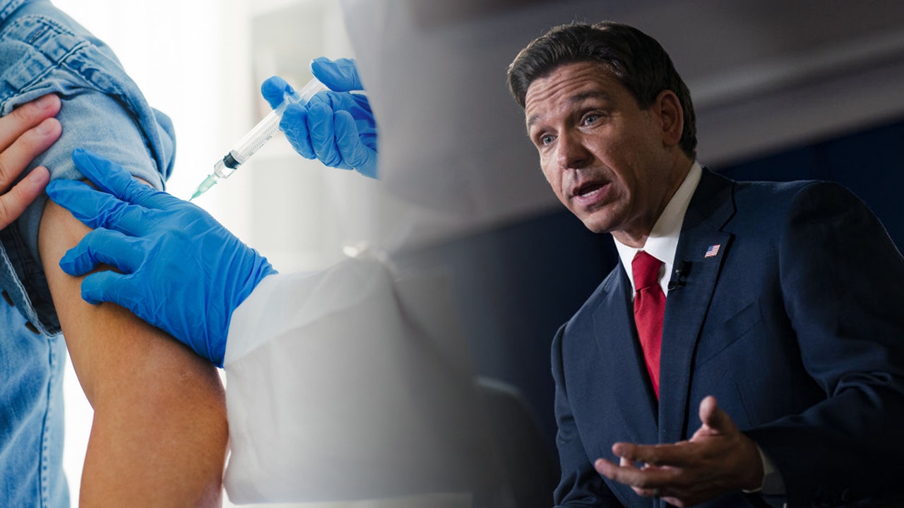 Gov. Ron DeSantis of Florida, during a virtual roundtable with Dr. Joseph Ladapo, the state's surgeon general, and other doctors, told residents that if they are under age 65, they should not get the updated COVID-19 vaccine. (iStock/Getty)