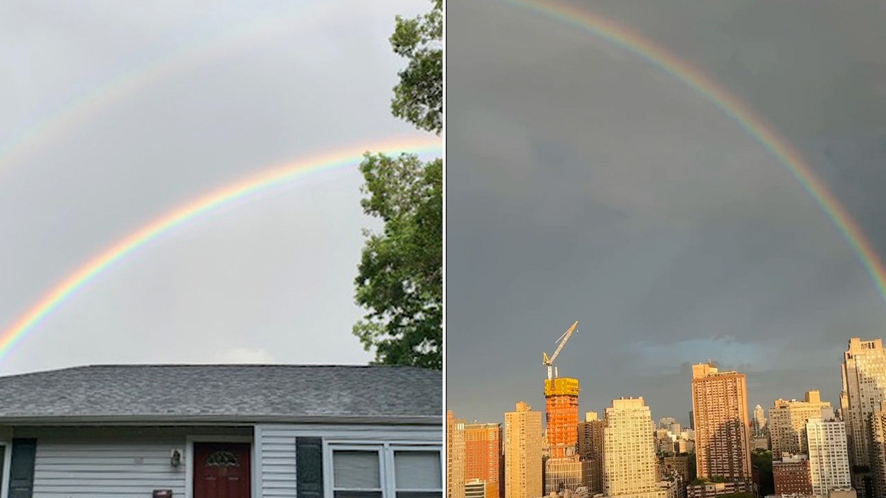Double rainbows and the spiritual meanings behind them: 'A hug from above'