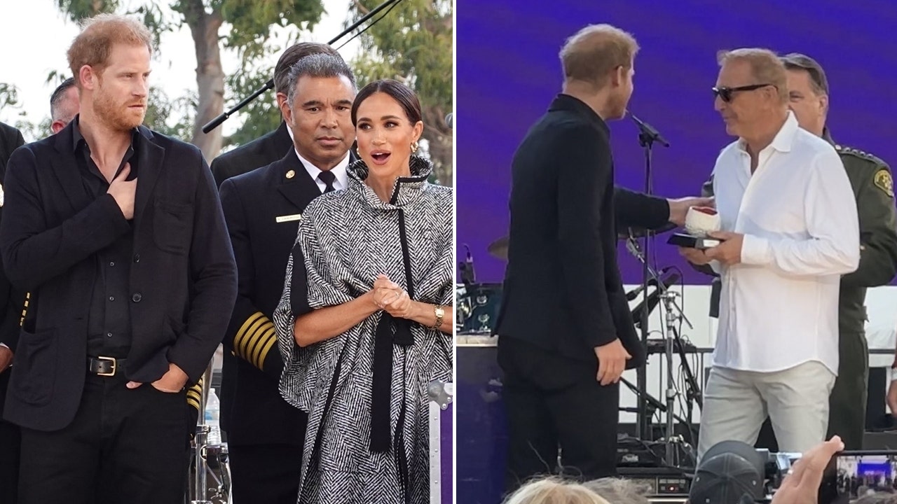 Meghan Markle, Prince Harry support Kevin Costner's star-studded event