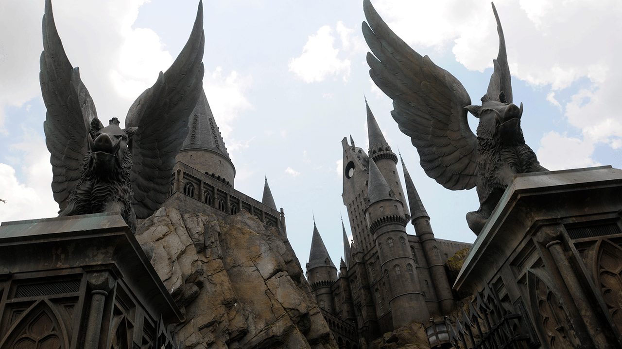 Hogwarts Castle at the Wizarding World of Harry Potter at Universal Studios Florida 