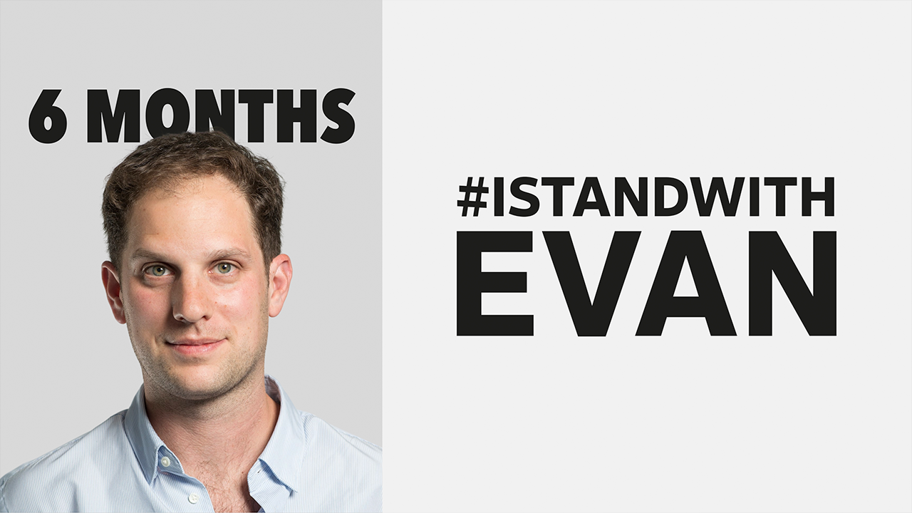 Wall Street Journal reporter Evan Gershkovich hits six months of wrongful detainment in Russia
