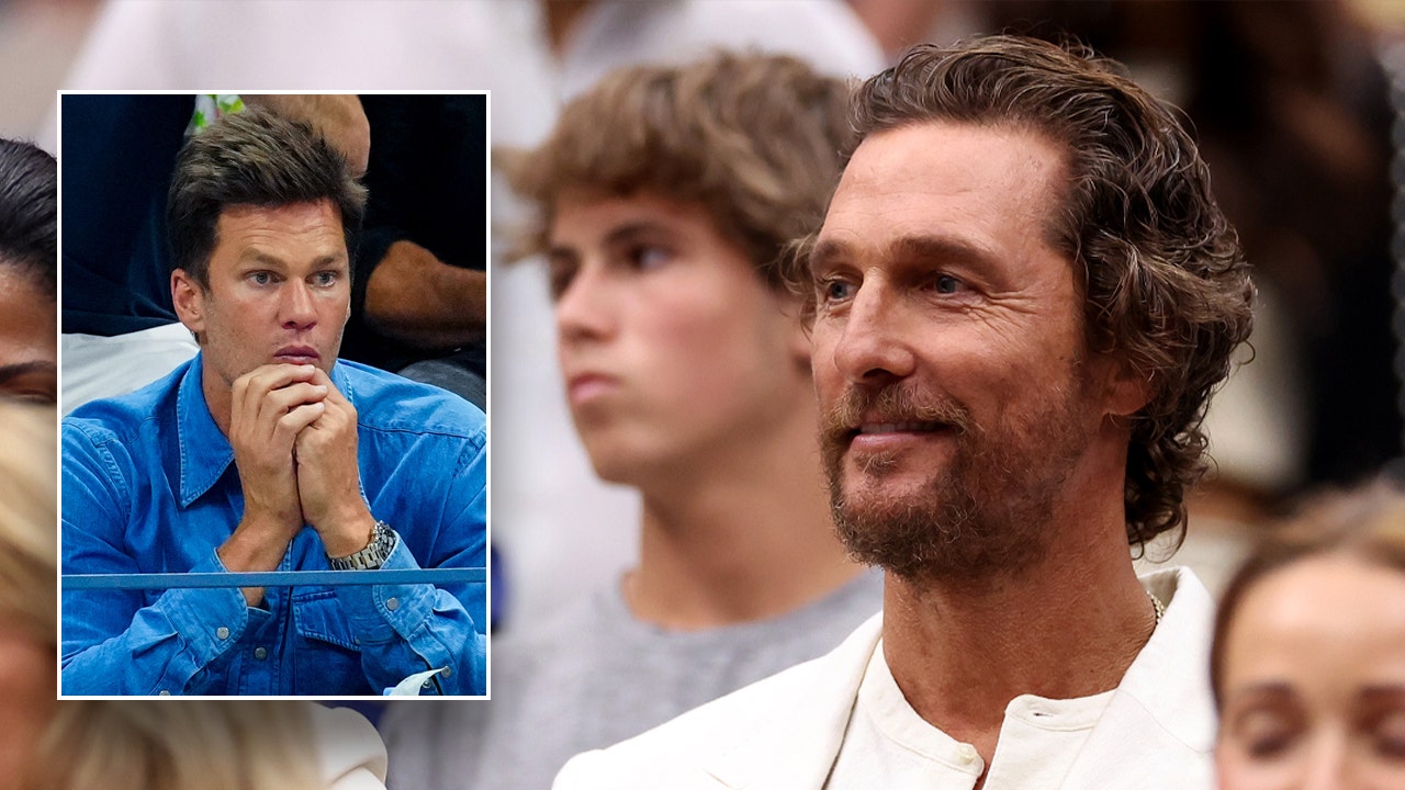 Tom Brady, Matthew McConaughey serve love as stars hit US Open tennis ...