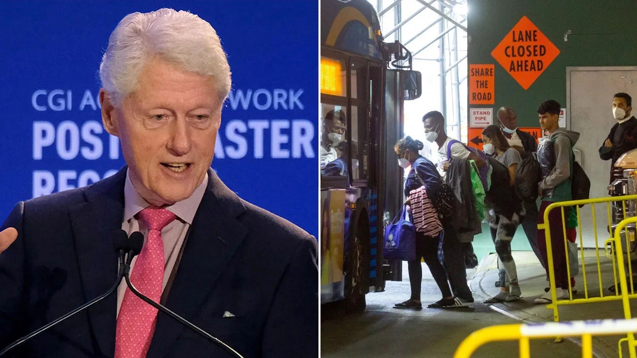 Bill Clinton calls for migrants to 'begin working, paying taxes and paying their way' in New York City