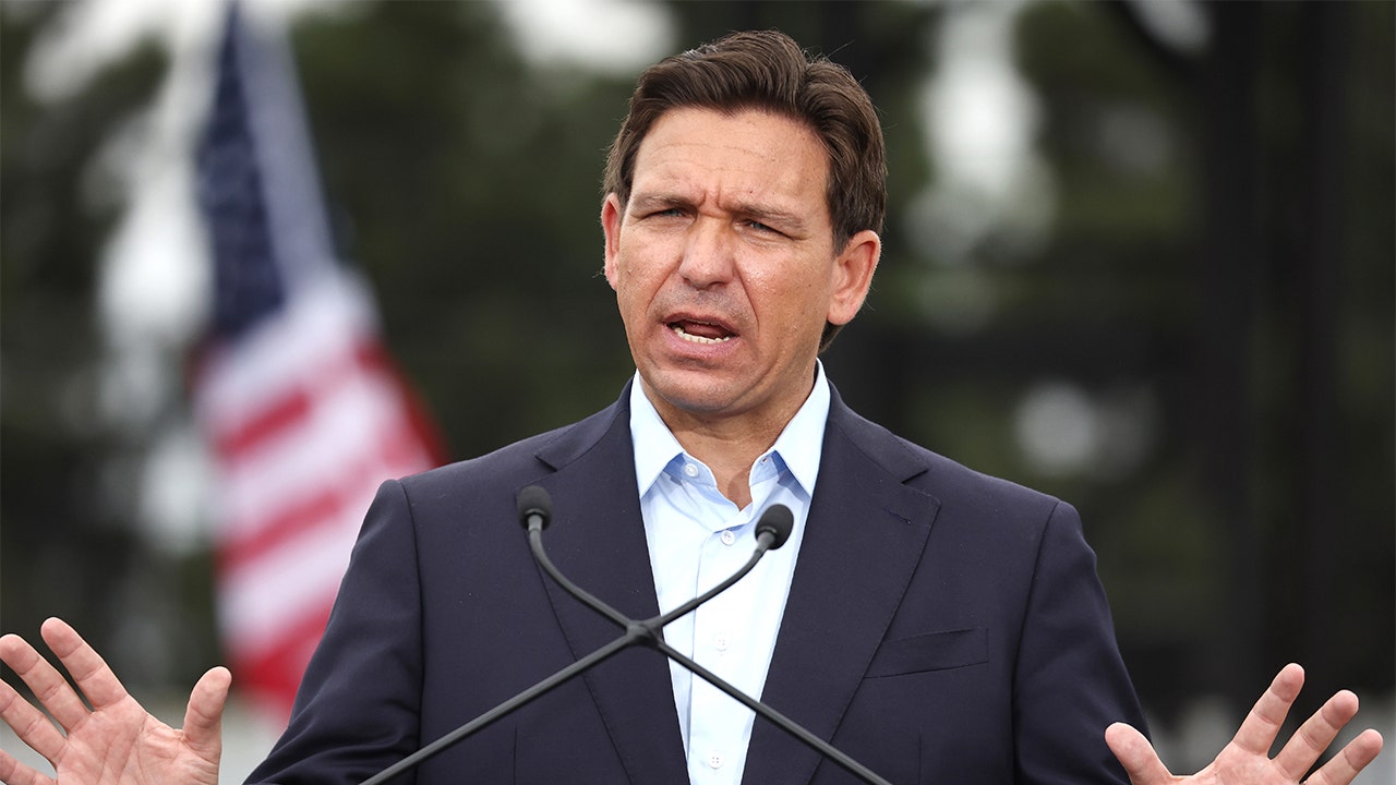 DeSantis brushes off 2024 polling, suggests Trump only leading because ...