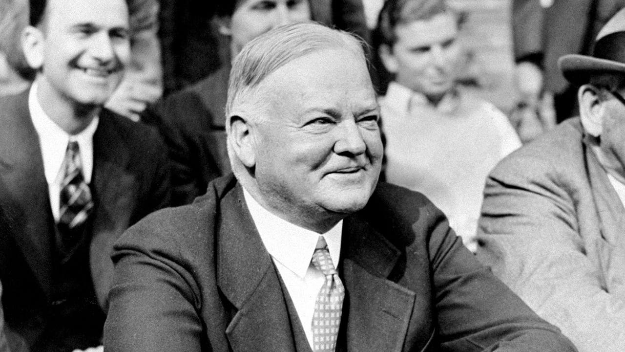 On this day in history, October 22, 1928, GOP nominee Herbert Hoover gives speech on 'rugged individualism'