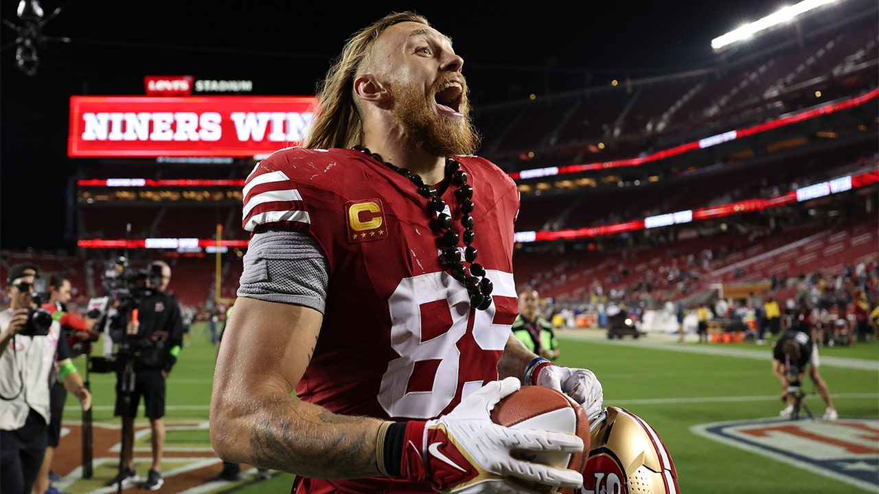 Jordan Mason of the San Francisco 49ers runs the ball during the News  Photo - Getty Images