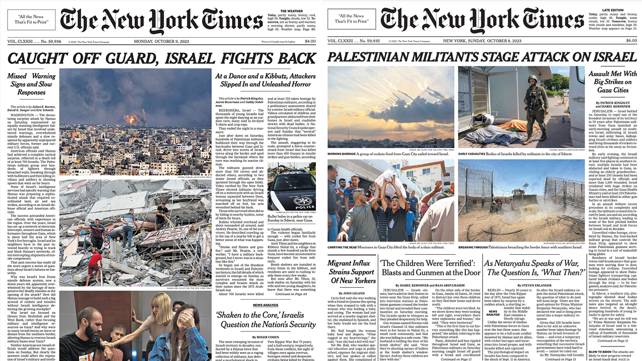 Author Accuses New York Times Of ‘bias Against Israel In Coverage Of Hamas Terror Attack 