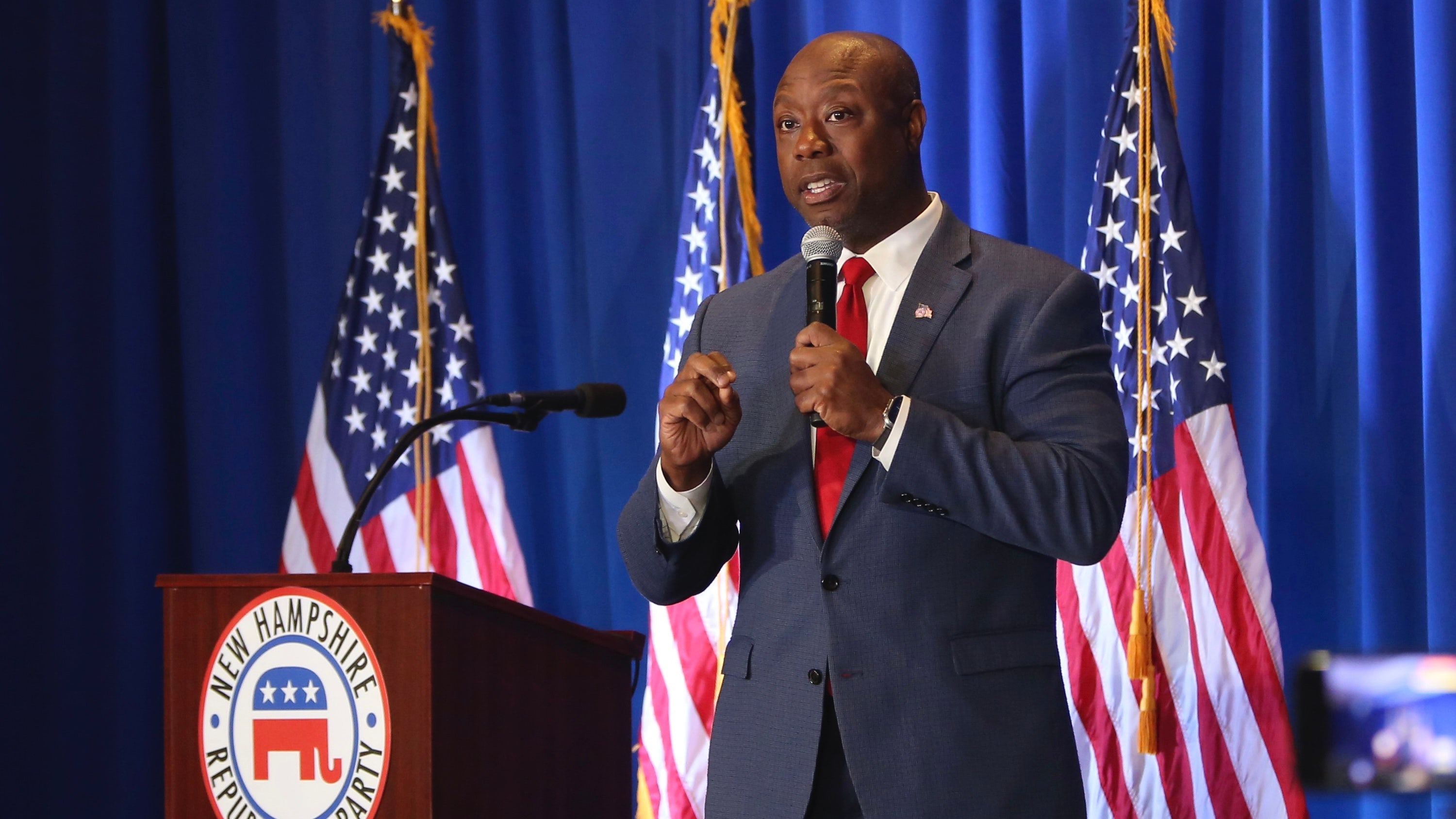 Increasingly 'irritated' Tim Scott lashes out at Biden, GOP rivals following Hamas attack on Israel