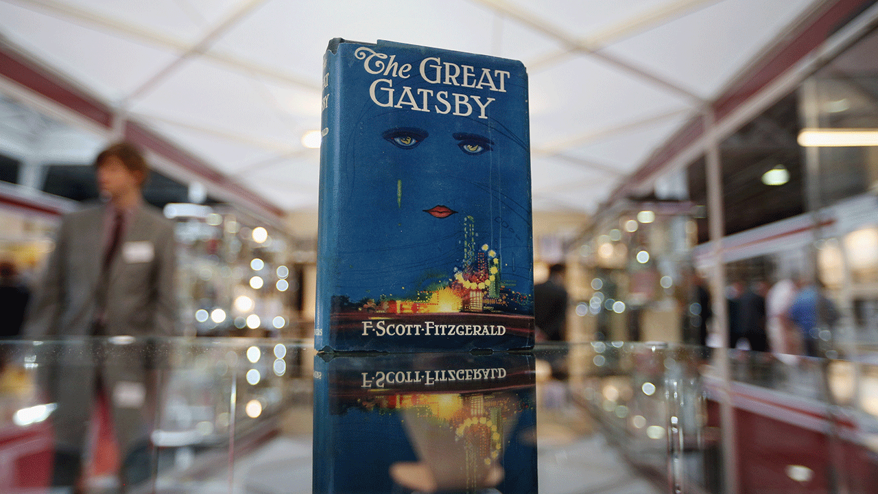 "The Great Gatsby" book