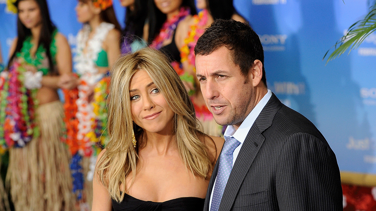 Jennifer Aniston and Adam Sandler "Just Go With It" premiere