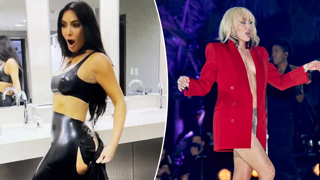 Kim Kardashian's latex nightmare, Miley Cyrus' on-stage disaster