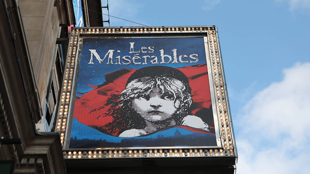  Les Miserables sign in London
