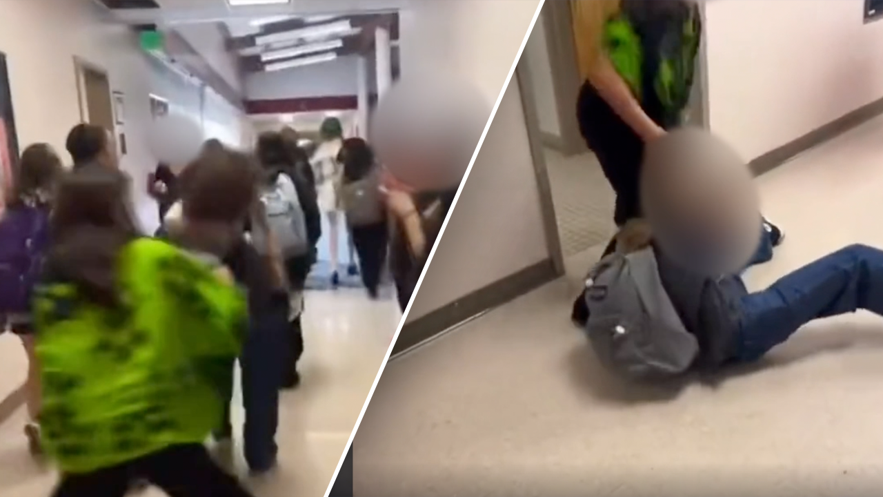 
                            Oregon middle school won’t say whether student filmed attacking smaller girl is transgender