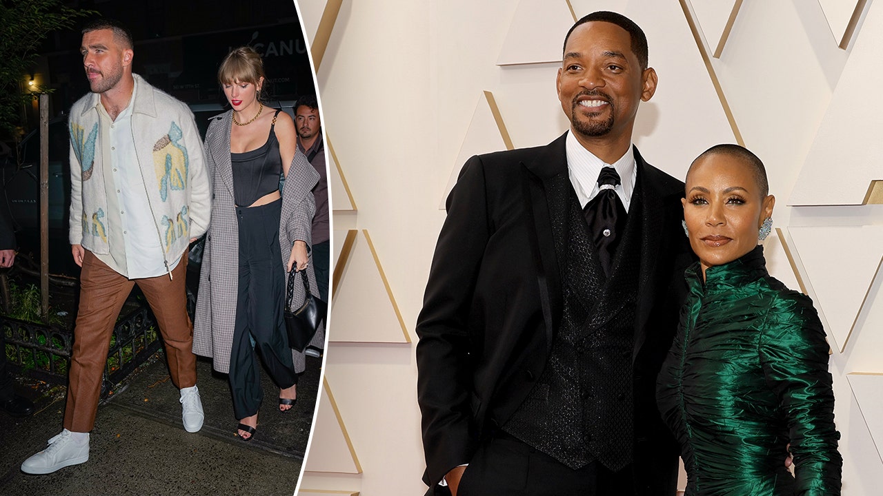 Taylor Swift, Travis Kelce cozy up after leaving party together; Jada Pinkett Smith blasts rumors that Will Smith is gay (Getty Images)