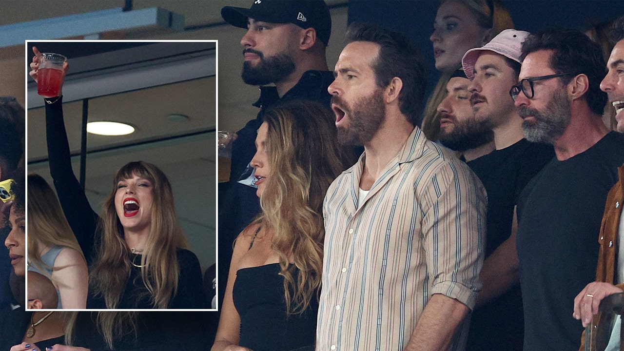 Taylor Swift brings Blake Lively, Ryan Reynolds and Hugh Jackman to Travis Kelce’s Chiefs football game