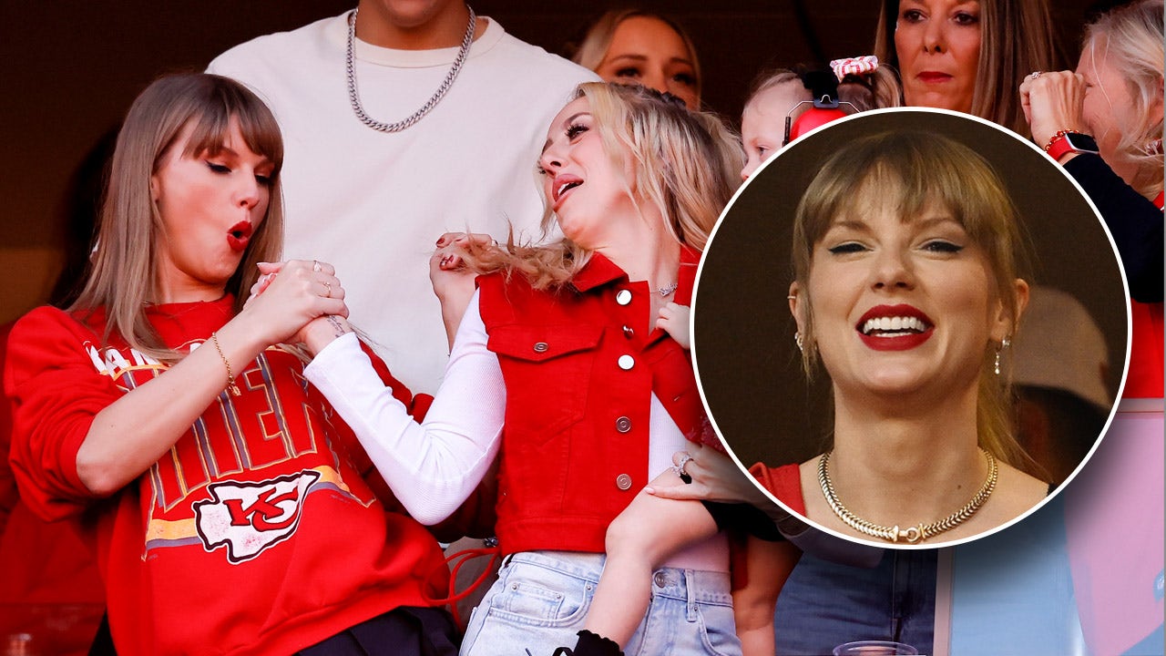Taylor Swift and Brittany Mahomes celebrated at the Kansas City Chiefs game. (Getty Images)