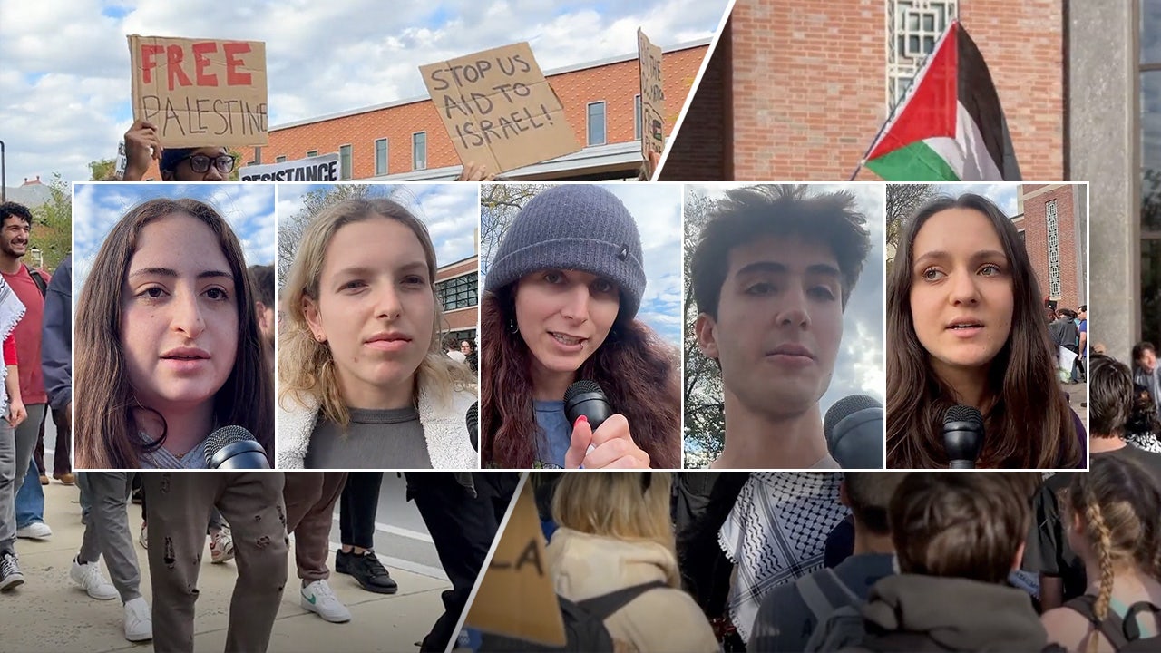 They're 'celebrating' a 'massacre of innocent civilians': Jewish college students denounce anti-Israel protest