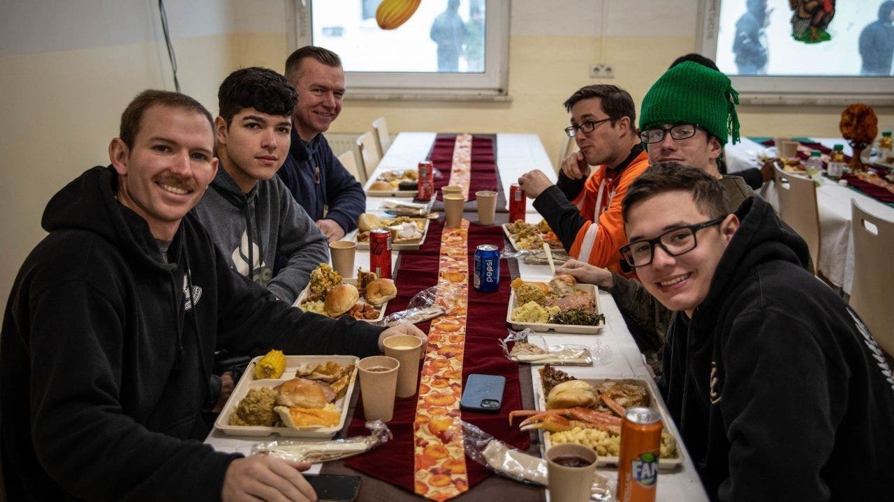See the photos: US troops celebrate Thanksgiving across the world