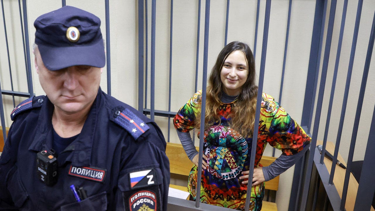 Russian artist sentenced to jail for seven years for anti-war protest