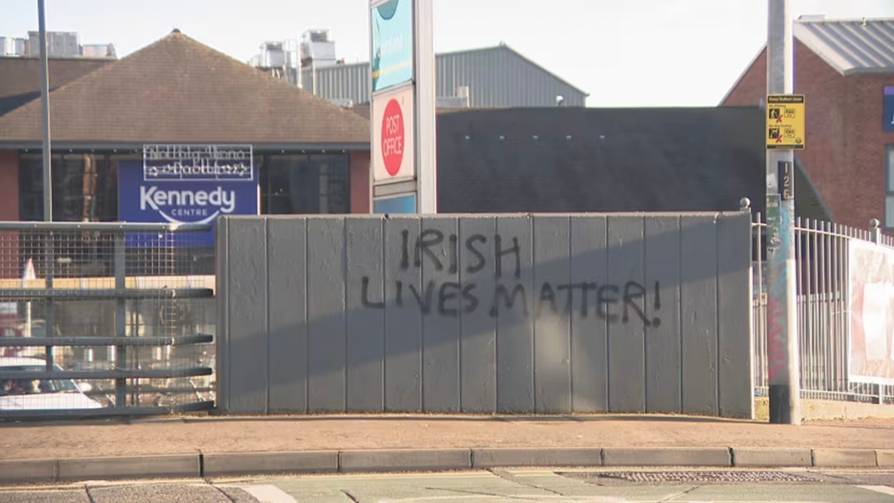 ‘Irish Lives Matter’ graffiti in Belfast, signs against ‘rehousing’ illegal migrants spark hate probe: report