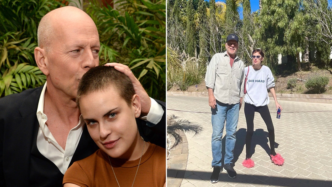 Bruce Willis’ daughter Tallulah gets emotional over photos with dad ...