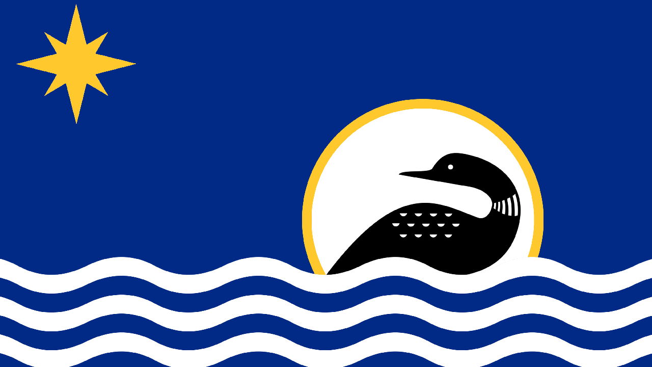 loon and star flag