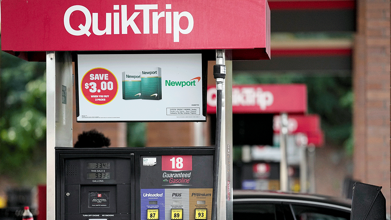 A person pumps gas in Georgia