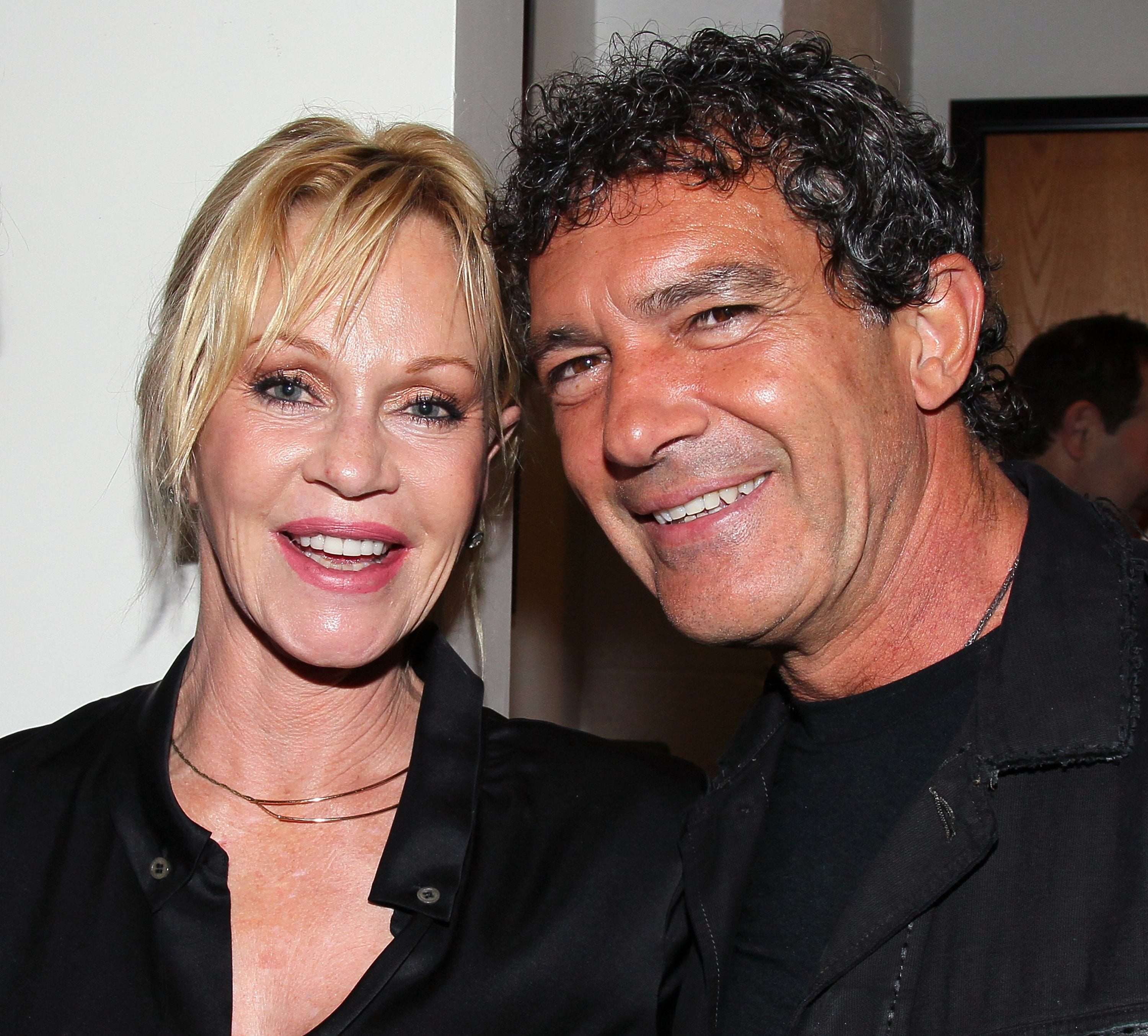 Antono Banderas opened up about how he and his ex-wife Melanie Griffith are able to successfully co-parent. (David Livingston/Getty Images)