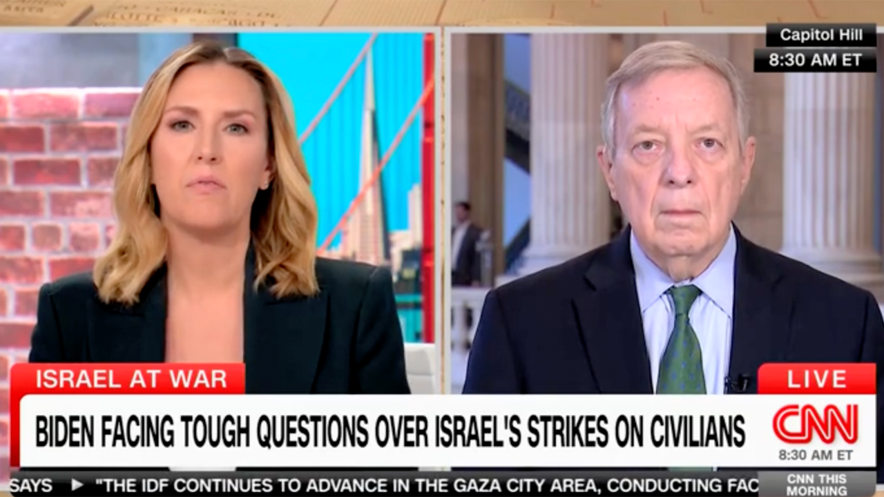 Dick Durbin joins far left of his party in calling for Israel-Hamas 'cease-fire'