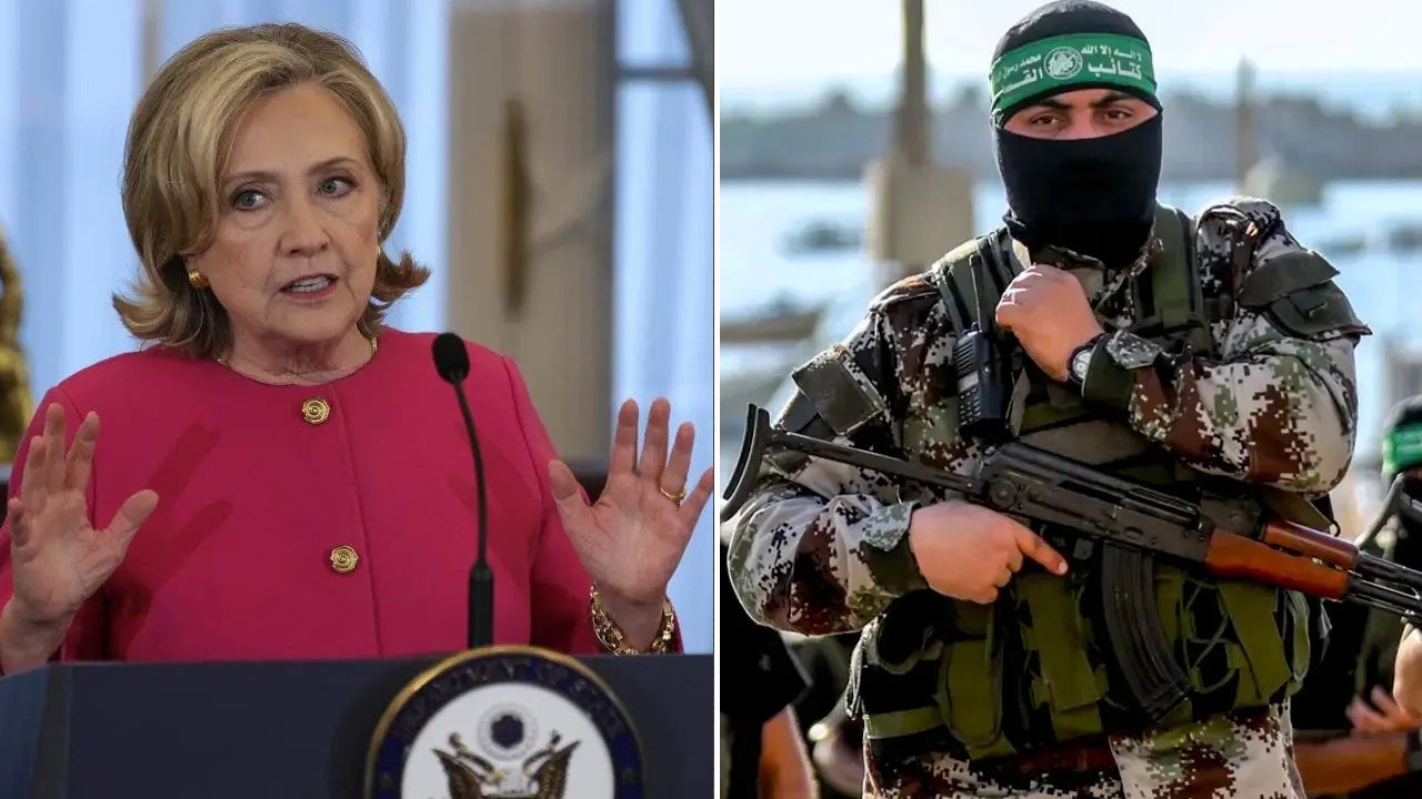 Hillary Clinton calls for Hamas' elimination, says all bloodshed in Gaza is on its hands