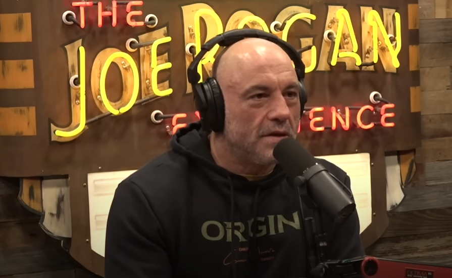 Joe Rogan Warns Democrats On 2024 Saying The Party Has No Cards Left   Joe Rogan With Baker 