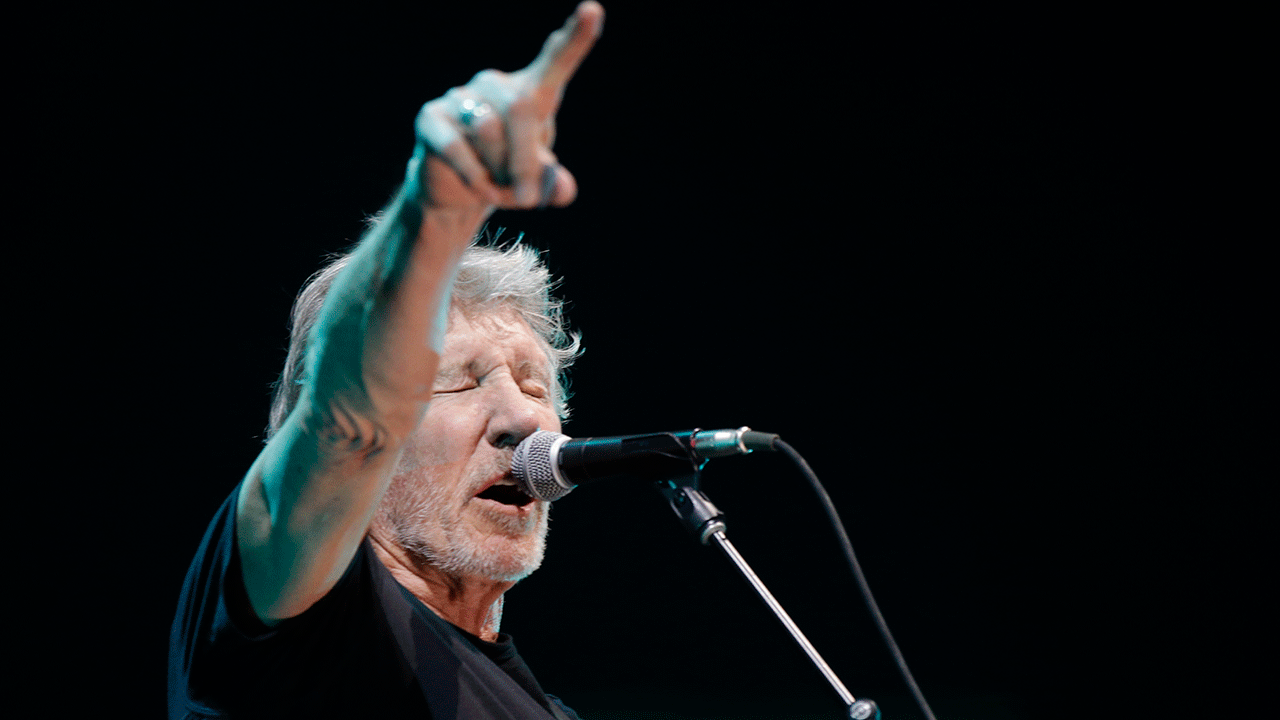 Roger Waters performs in Italy