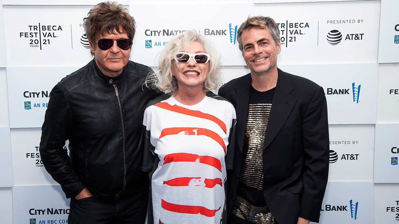 Clem Burke, Debbie Harry and Rob Roth attend a screening of "Blondie: Vivir En La Habana"
