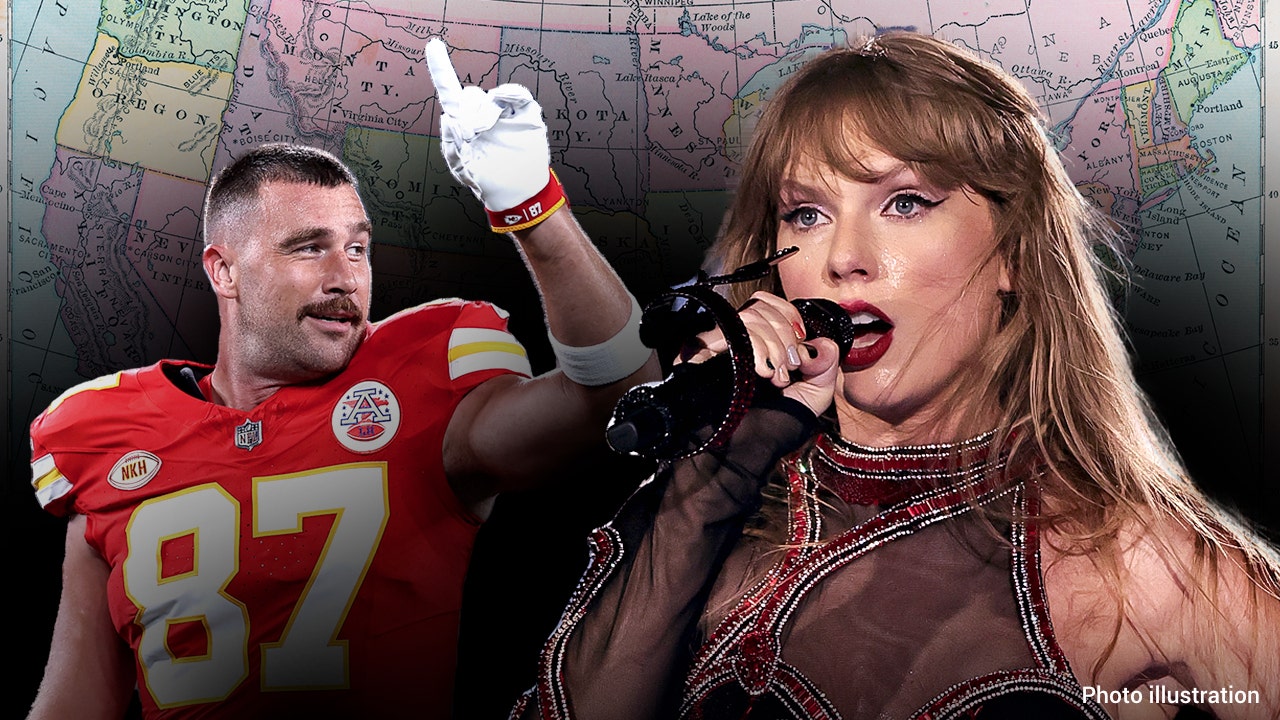 Travis Kelce plays into joke that Taylor Swift 'put me on the map'