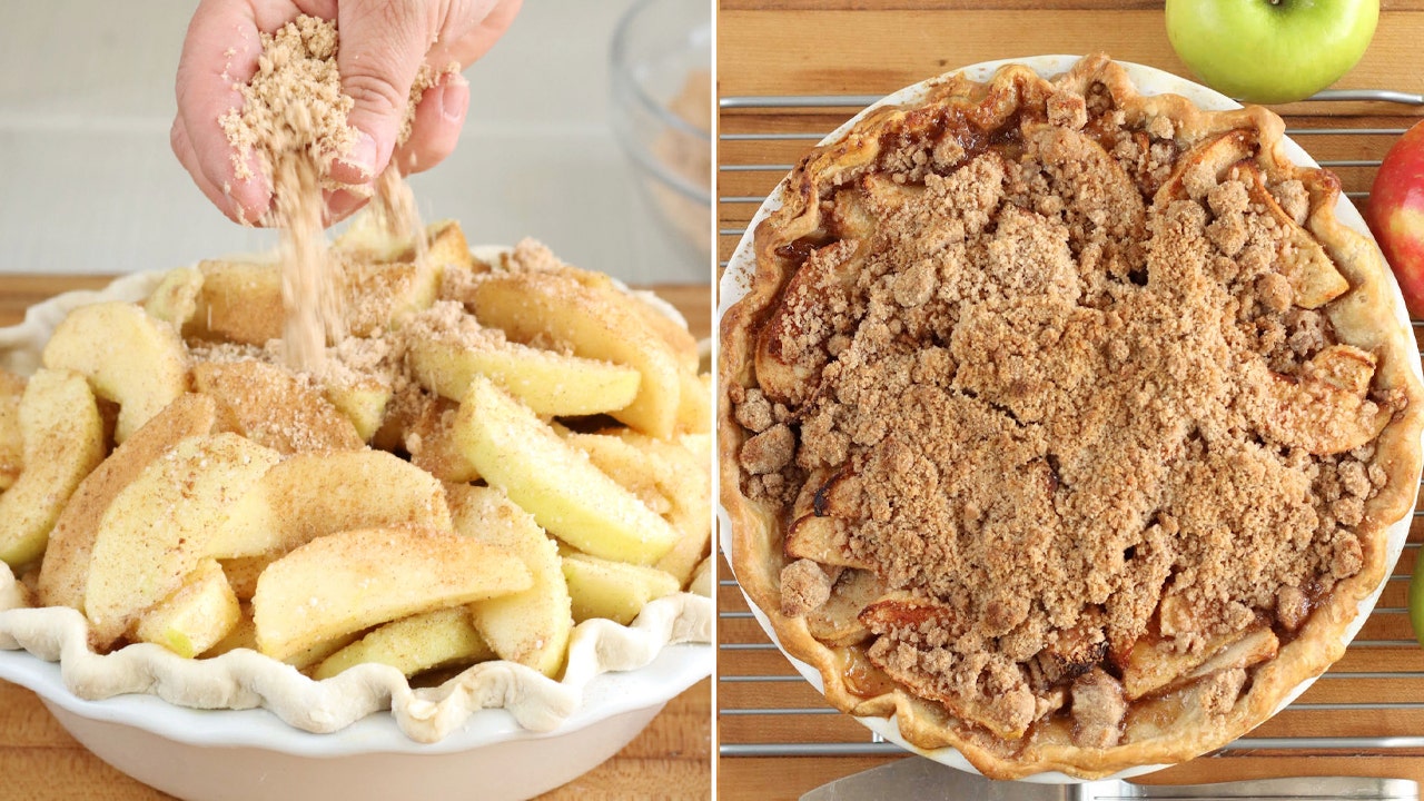 What's on your Thanksgiving table for dessert? Consider making Apple Crumb Pie by Jessica Robinson of AFarmgirlsKitchen.com. (Jessica Robinson/A Farmgirl's Kitchen)