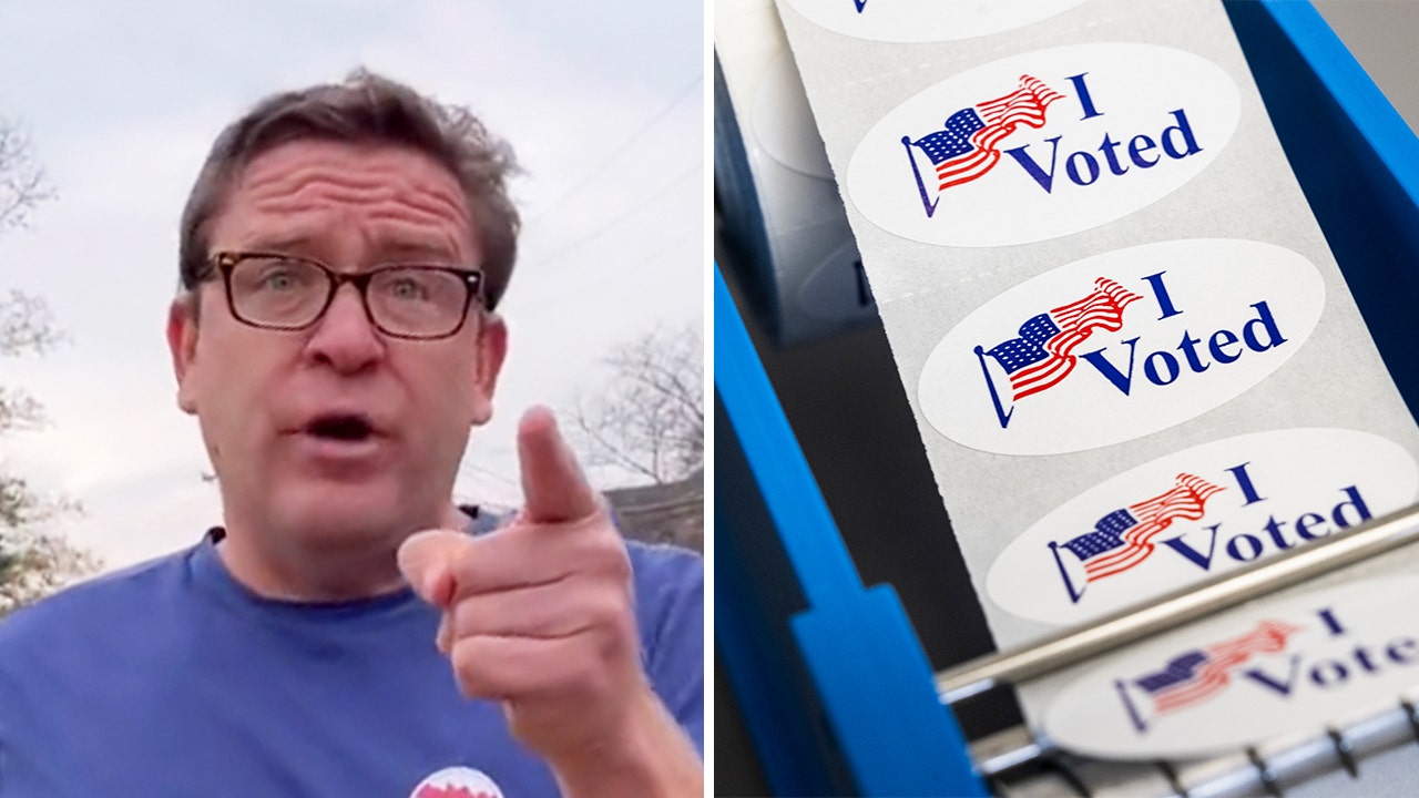 Finger-wagging Dem voter loses it on GOP poll worker in curse-laden rant: 'Unhinged'