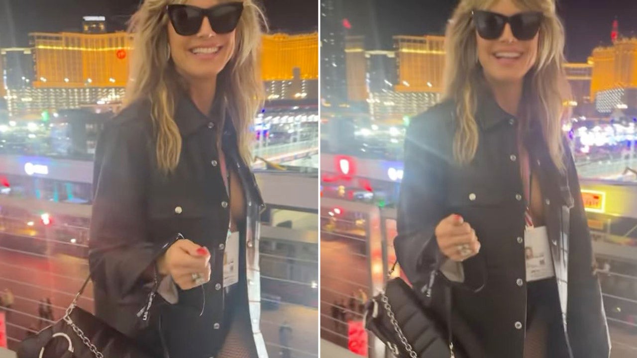 Heidi Klum enjoyed her time at the Grand Prix in Las Vegas. (Heidi Klum Instagram)