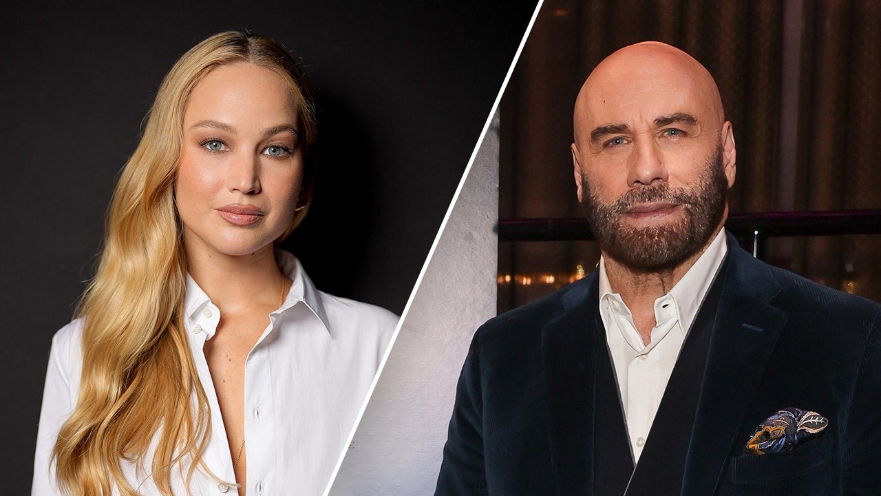 Jennifer Lawrence is disputing claims she's had plastic surgery, while John Travolta is remembering his near-death experience in the sky. (Getty Images)