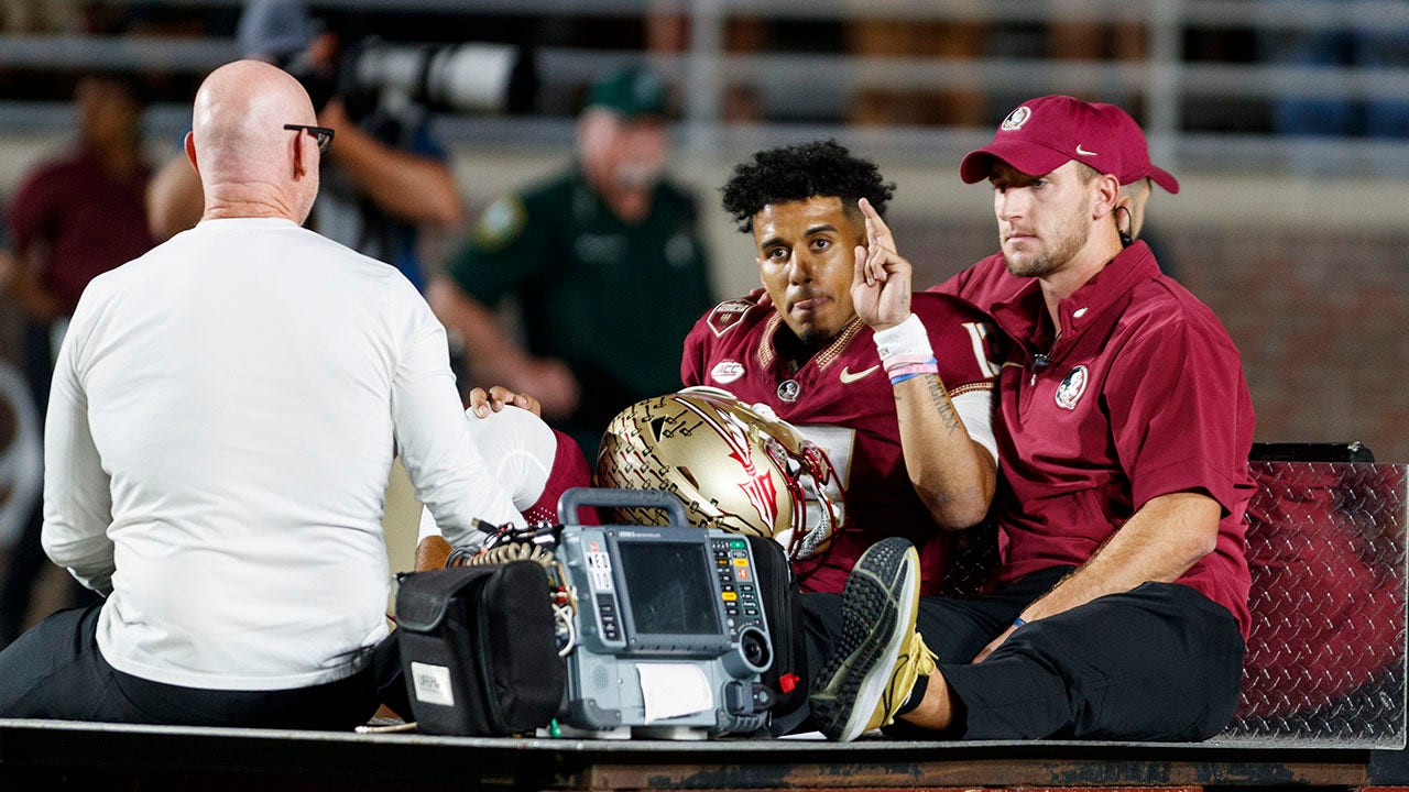 Florida State’s Jordan Travis suffers gruesome leg injury, reportedly transported in ambulance