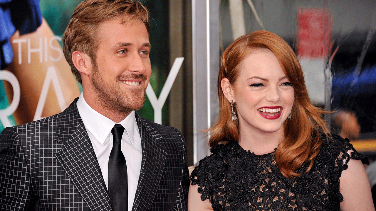 Ryan Gosling and Emma Stone at "La La Land" premiere