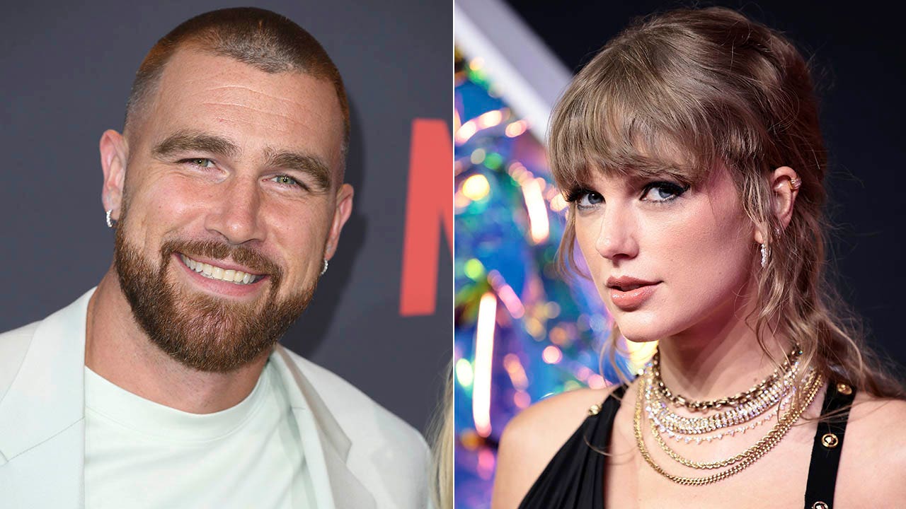 Taylor Swift runs to kiss Travis Kelce after he attends her second Eras show in Argentina