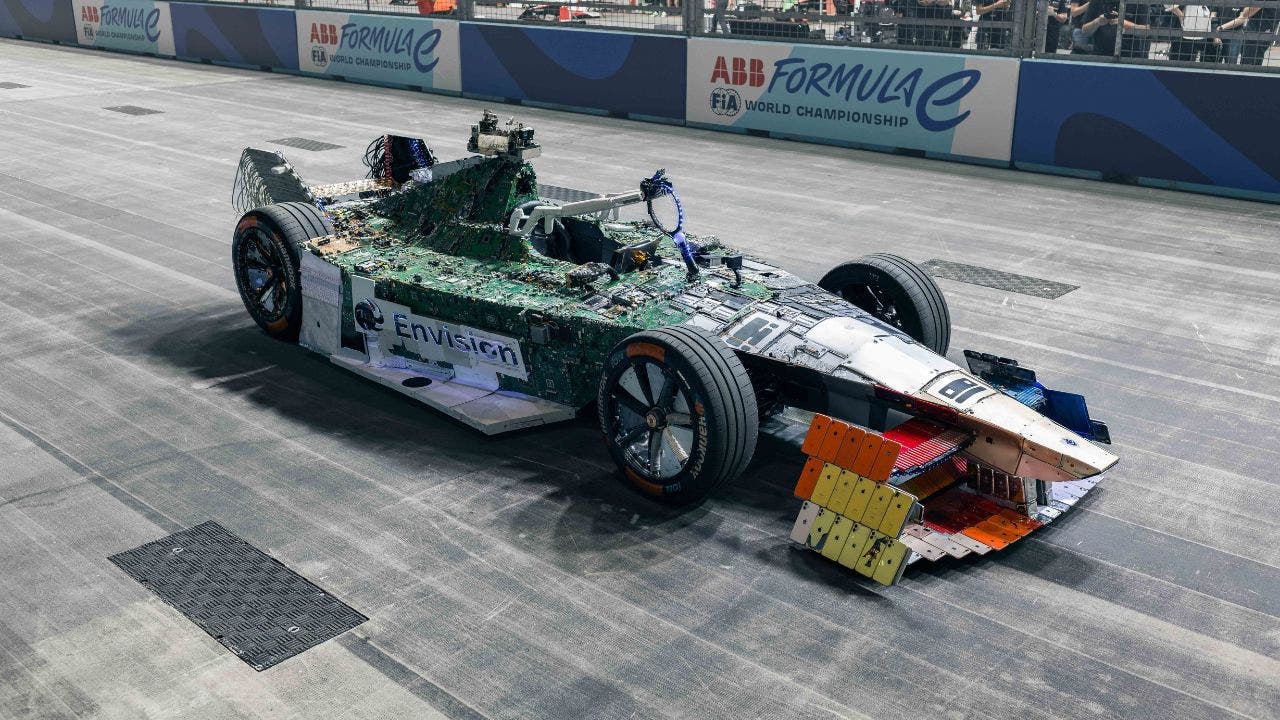 1 how a formula e car was built entirely from recycled electronic waste