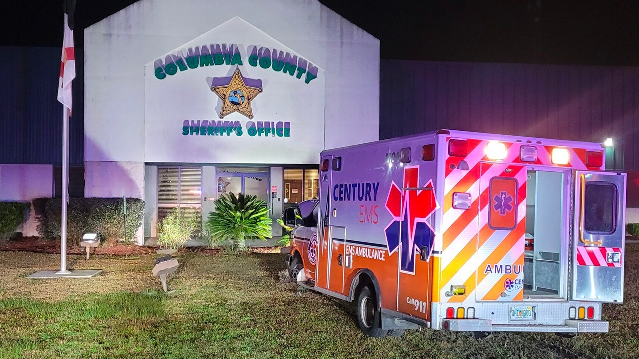 Suspect in stolen ambulance leads Florida deputies on chase back to sheriff's office