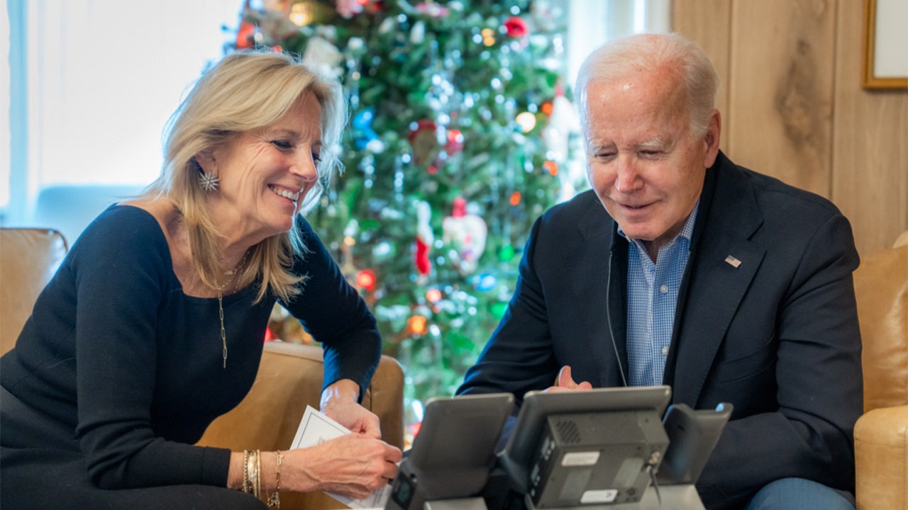 President Biden, first lady call military units to extend Christmas greetings, gratitude