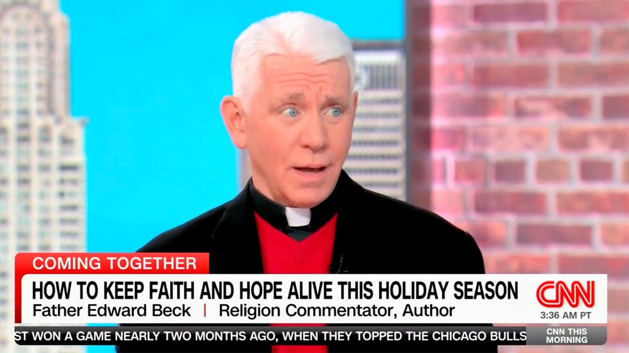 Priest on CNN says Christmas is the story of a 'Palestinian Jew' living in an 'occupied' country